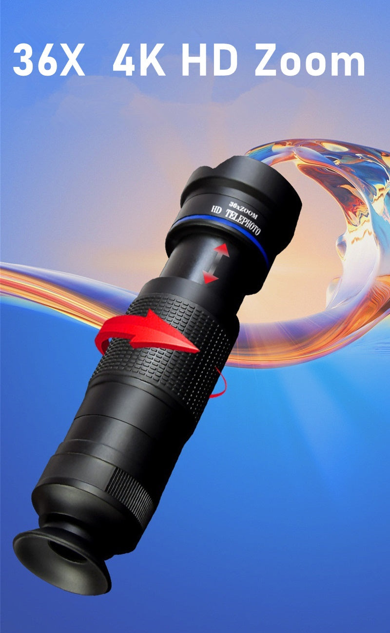 Dragon 36X Mobile Phone Lens Kit With Tripod