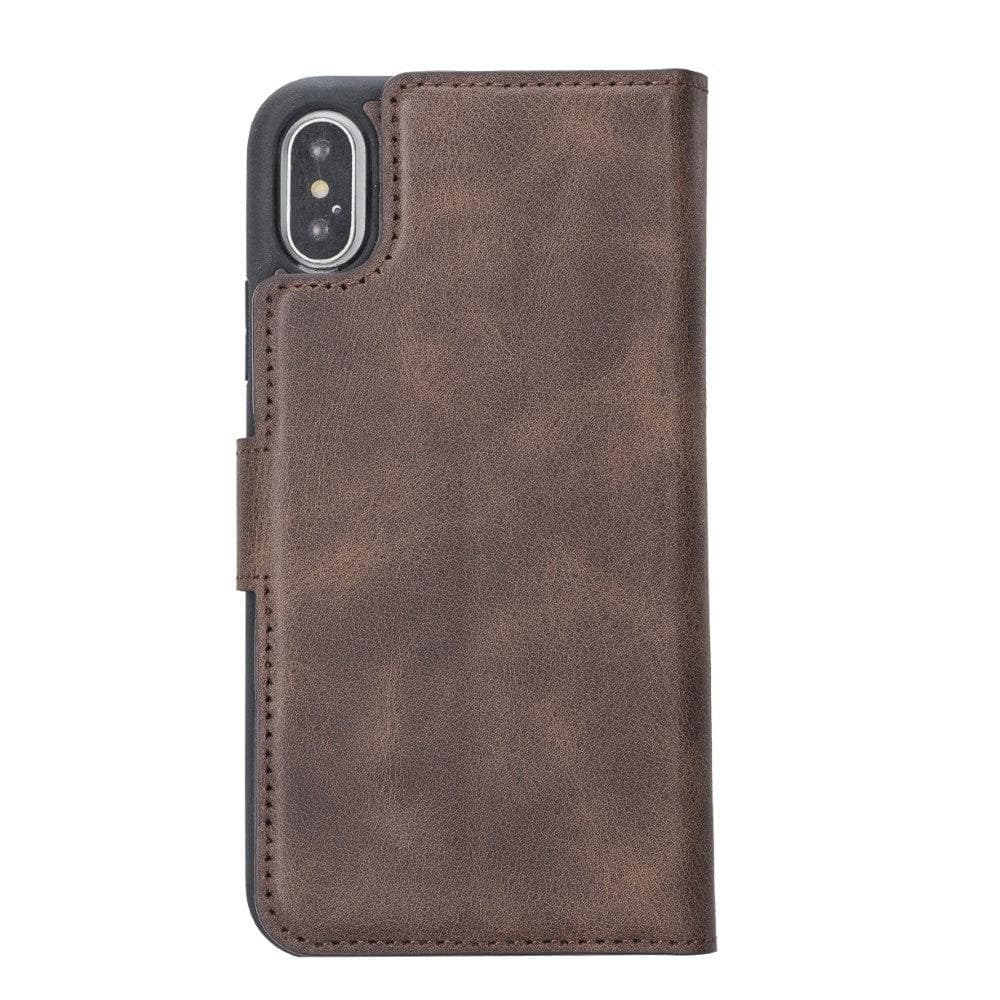 Apple iPhone X Series Detachable Leather Wallet Case - MW