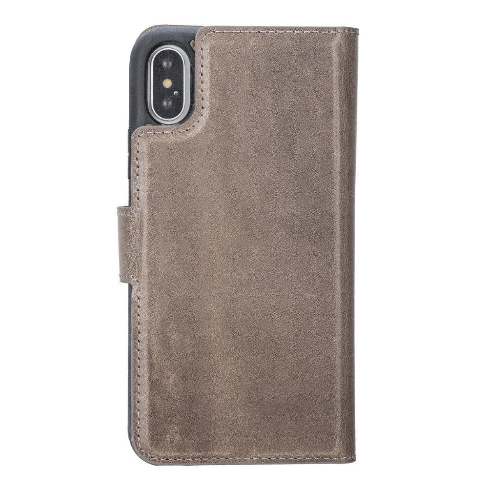 Apple iPhone X Series Detachable Leather Wallet Case - MW