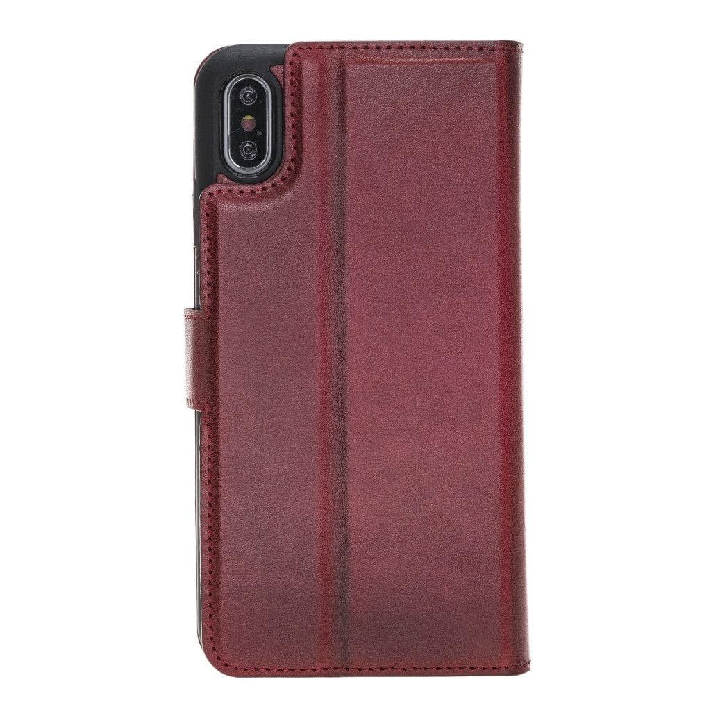 Apple iPhone X Series Detachable Leather Wallet Case - MW