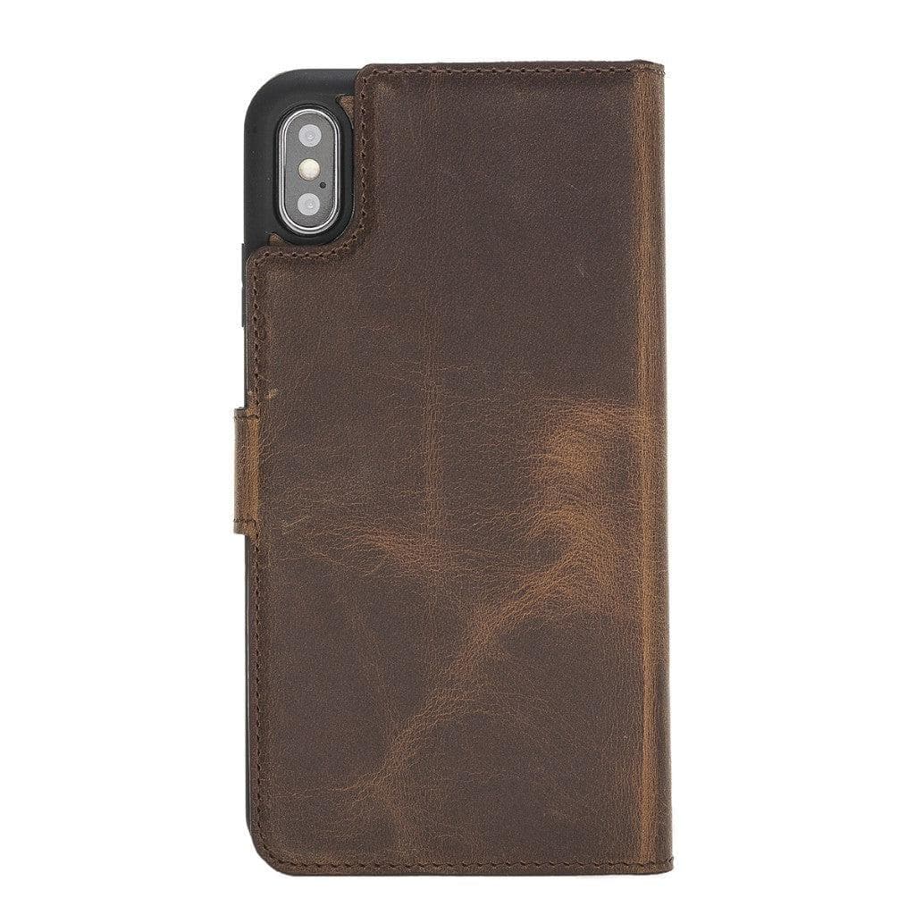 Apple iPhone X Series Detachable Leather Wallet Case - MW