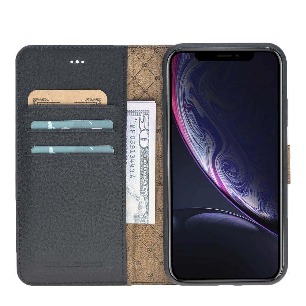 Apple iPhone X Series Detachable Leather Wallet Case - MW