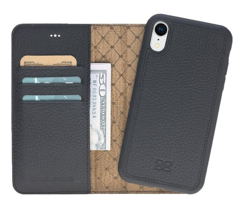 Apple iPhone X Series Detachable Leather Wallet Case - MW