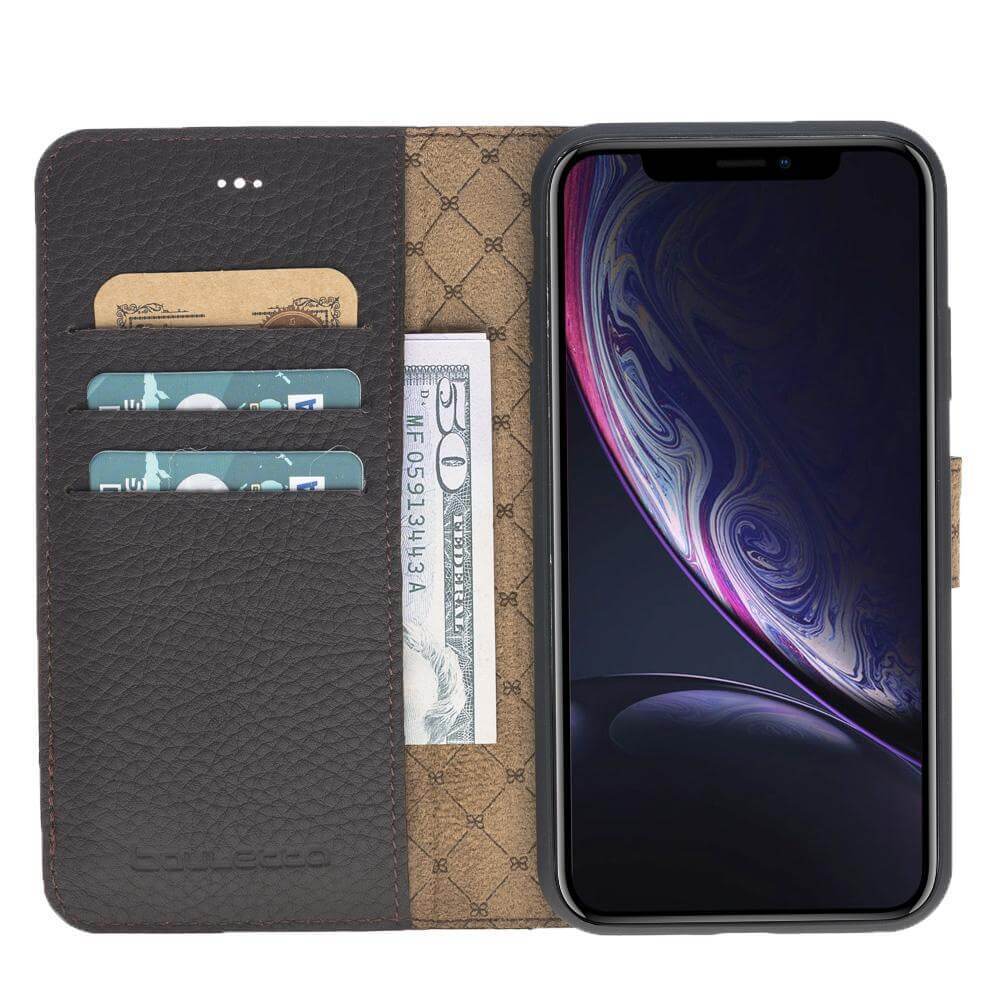 Apple iPhone X Series Detachable Leather Wallet Case - MW